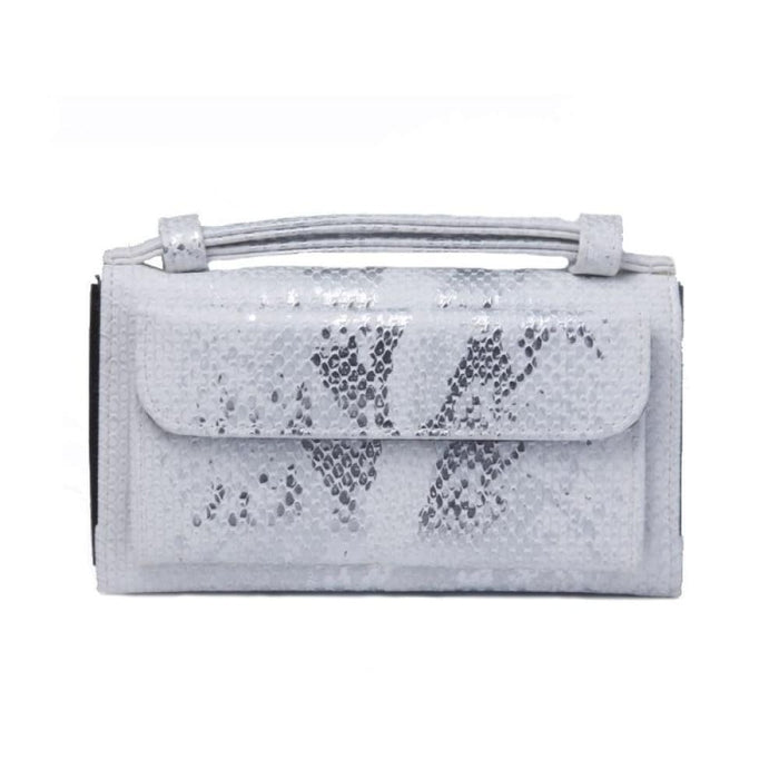 Snake Sequins Print Wrist Bag Multifunctional Chain