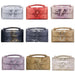Snake Sequins Print Wrist Bag Multifunctional Chain