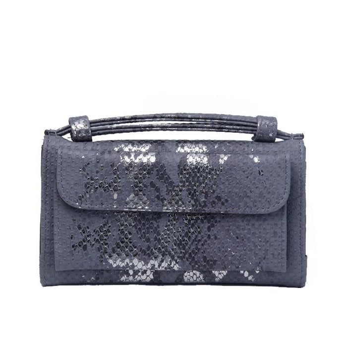 Snake Sequins Print Wrist Bag Multifunctional Chain