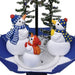 Snowing Christmas Tree With Umbrella Base Blue 75 Cm Pvc