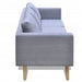 Sofa Set 2-seater and 3-seater Fabric Light Grey Xixokt