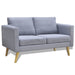 Sofa Set 2-seater and 3-seater Fabric Light Grey Xixokt