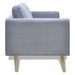 Sofa Set 2-seater and 3-seater Fabric Light Grey Xixokt