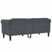 Sofa 2-seater Dark Grey Velvet Tixpil