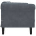 Sofa 2-seater Dark Grey Velvet Tixpil