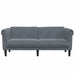Sofa 2-seater Dark Grey Velvet Tixpil