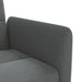 Sofa Bed with Cup Holders Dark Grey Fabric Tponib