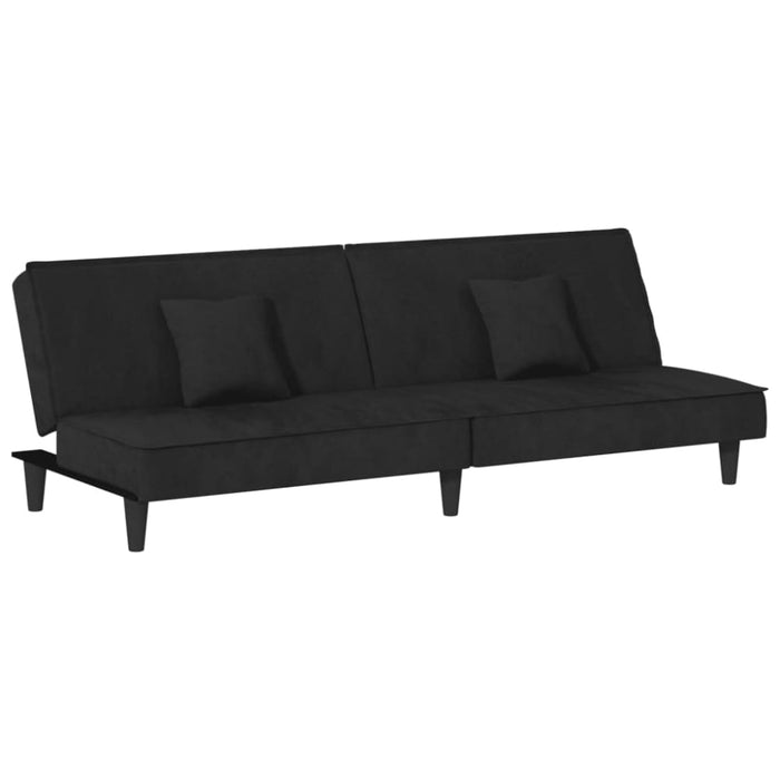 Sofa Bed Black Velvet Tpokoo
