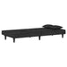 Sofa Bed Black Velvet Tpokoo