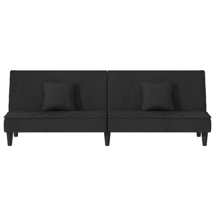 Sofa Bed Black Velvet Tpokoo