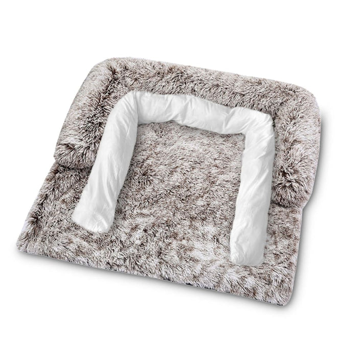 Pet Sofa Bed Dog Calming Cover Protector Cushion Plush Mat l