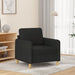 Sofa Chair Black 60 Cm Fabric Tpkall