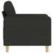 Sofa Chair Black 60 Cm Fabric Tpkall