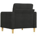 Sofa Chair Black 60 Cm Fabric Tpkbik