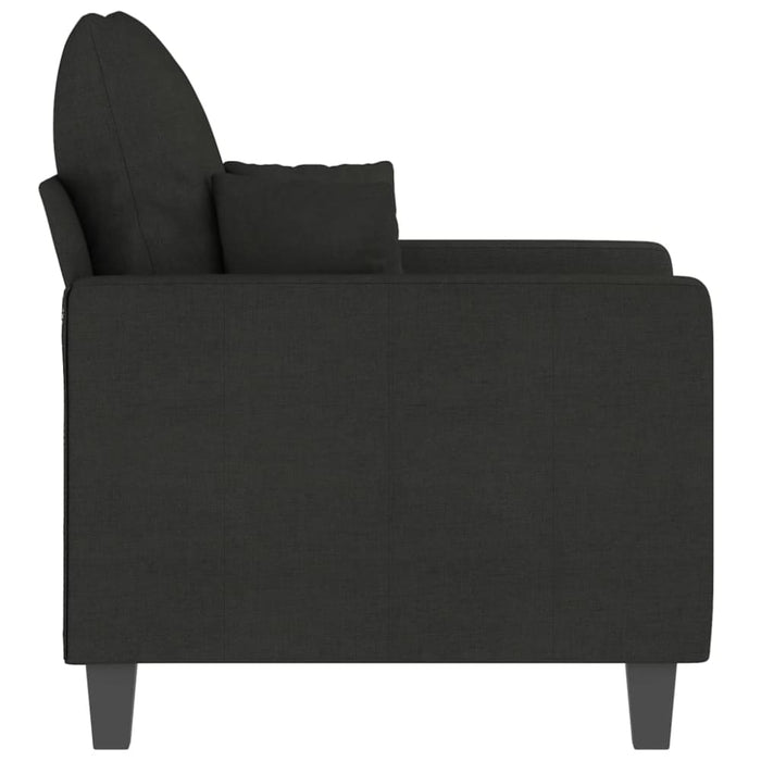 Sofa Chair Black 60 Cm Fabric Tpkxpp