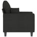 Sofa Chair Black 60 Cm Fabric Tpkxpp