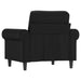 Sofa Chair Black 60 Cm Faux Leather Tpkaka