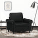 Sofa Chair Black 60 Cm Faux Leather Tpkaka