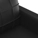 Sofa Chair Black 60 Cm Faux Leather Tpkobi