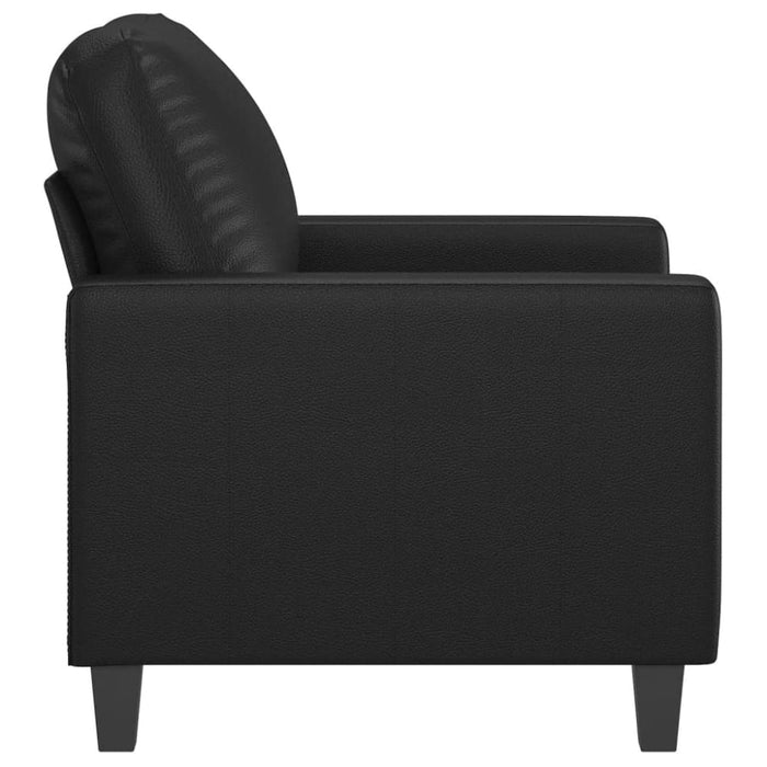 Sofa Chair Black 60 Cm Faux Leather Tpkoxi