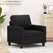 Sofa Chair Black 60 Cm Faux Leather Tpkoxi