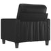 Sofa Chair Black 60 Cm Faux Leather Tpkoxi