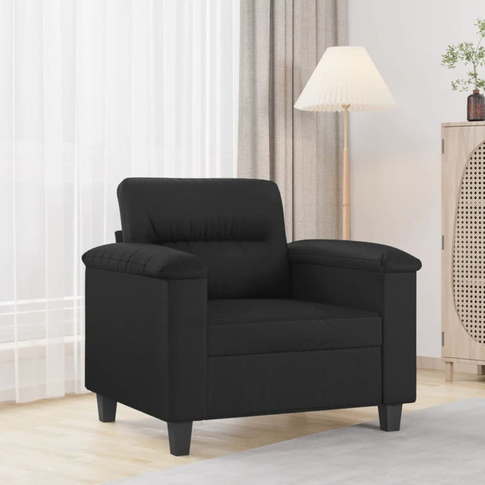 Sofa Chair Black 60 Cm Faux Leather Tpkpit