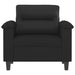 Sofa Chair Black 60 Cm Faux Leather Tpkpit