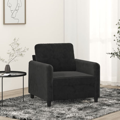Sofa Chair Black 60 Cm Velvet Tpkaxi