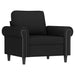Sofa Chair Black 60 Cm Velvet Tpkpoa