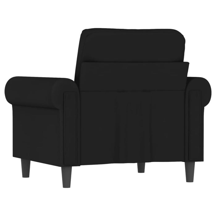 Sofa Chair Black 60 Cm Velvet Tpkpoa