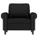 Sofa Chair Black 60 Cm Velvet Tpkpoa