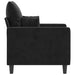Sofa Chair Black 60 Cm Velvet Tpkxnn