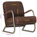 Sofa Chair Brown Real Leather Tpkltx