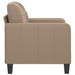 Sofa Chair Cappuccino 60 Cm Faux Leather Tpkooo