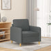 Sofa Chair Dark Grey 60 Cm Fabric Tpkalt