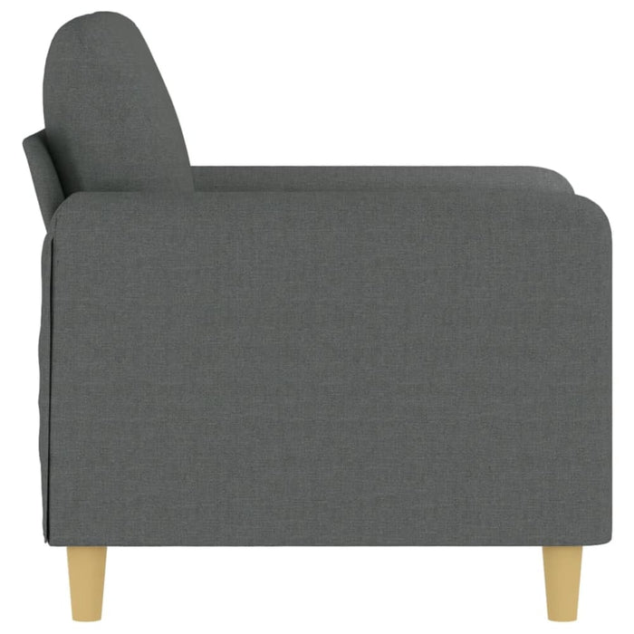 Sofa Chair Dark Grey 60 Cm Fabric Tpkalt