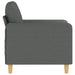 Sofa Chair Dark Grey 60 Cm Fabric Tpkalt