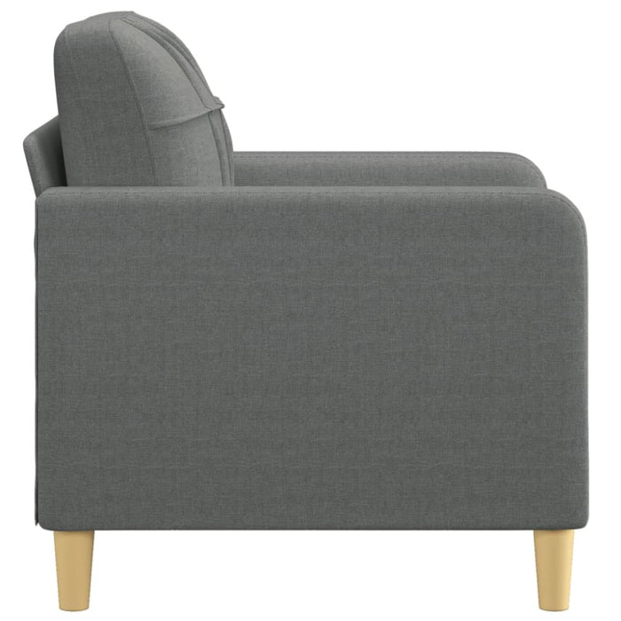 Sofa Chair Dark Grey 60 Cm Fabric Tpkbil