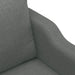 Sofa Chair Dark Grey 60 Cm Fabric Tpktaa