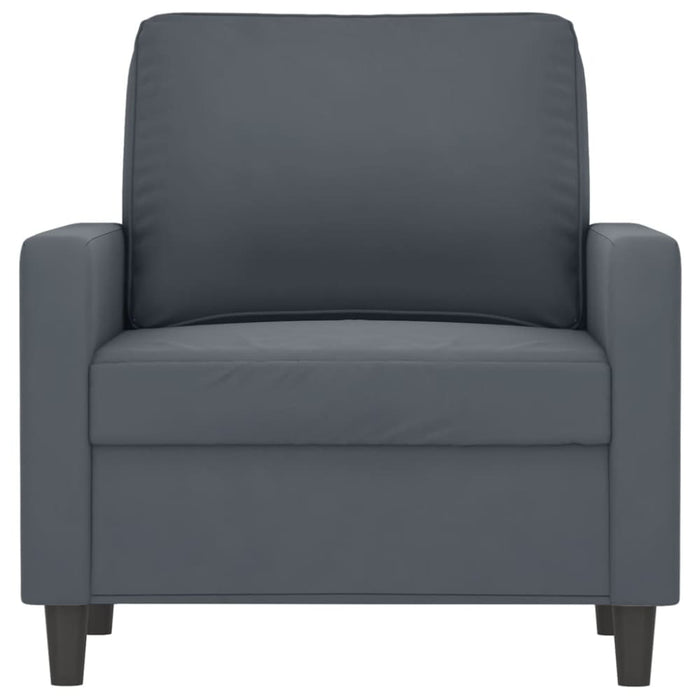 Sofa Chair Dark Grey 60 Cm Velvet Tpkonb