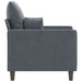 Sofa Chair Dark Grey 60 Cm Velvet Tpkxna