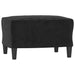 Sofa Chair With Footstool Black 60 Cm Velvet Txboobx