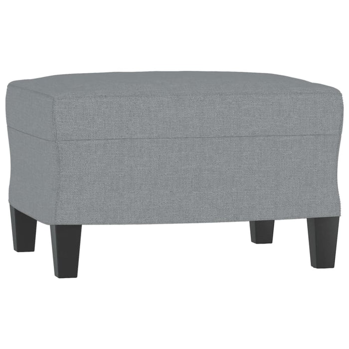 Sofa Chair With Footstool Light Grey 60 Cm Fabric Txbobxk