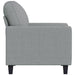 Sofa Chair Light Grey 60 Cm Fabric Tpkoai