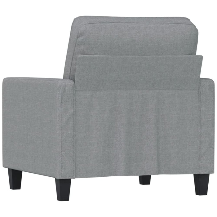 Sofa Chair Light Grey 60 Cm Fabric Tpkoai