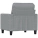 Sofa Chair Light Grey 60 Cm Fabric Tpkoai