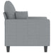 Sofa Chair Light Grey 60 Cm Fabric Tpkxpo