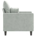Sofa Chair Light Grey 60 Cm Velvet Tpkxnt