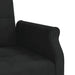 Sofa Bed with Cushions Black Velvet Tponlo